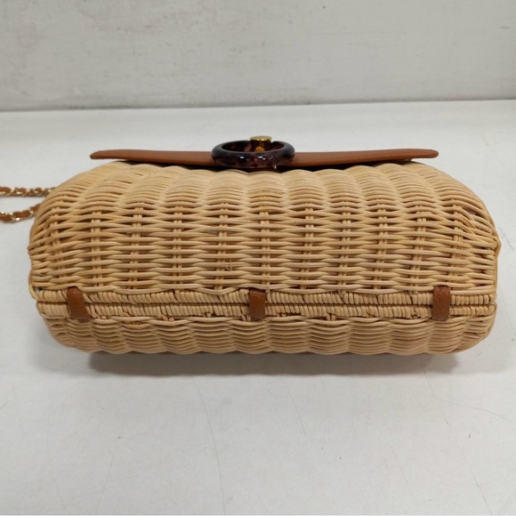 Ted Baker London Janiya Straw Circle Lock Crossbody Bag - Picture 3 of 7